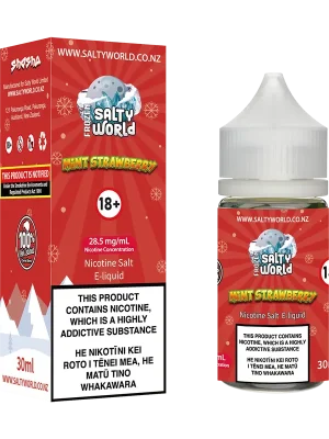 Mint Strawberry Nicotine Salt E-liquid