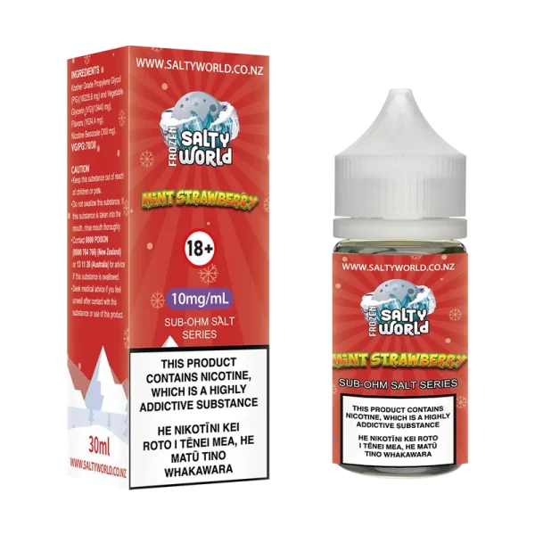 Mint Strawberry Sub-Ohm Nicotine Salt E-liquid