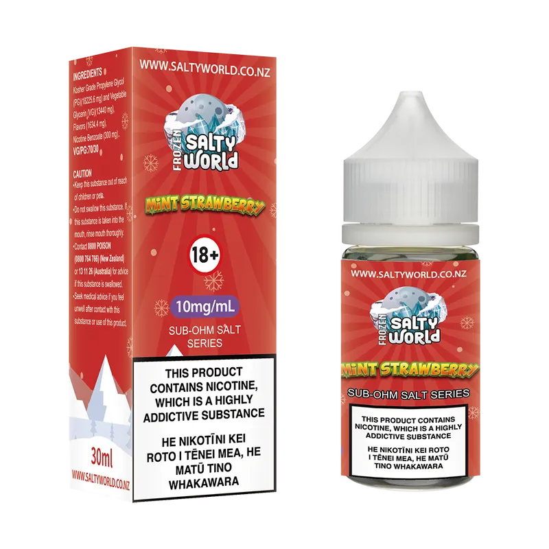 Mint Strawberry Sub-Ohm Nicotine Salt E-liquid