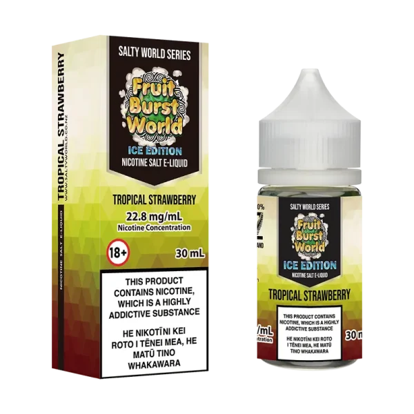 [Ice Edition] Tropical Strawberry Nicotine Salt E-liquid