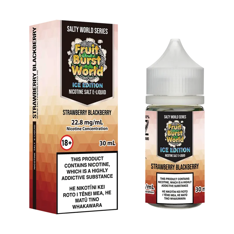 [Ice Edition] Strawberry Blackberry Nicotine Salt E-liquid