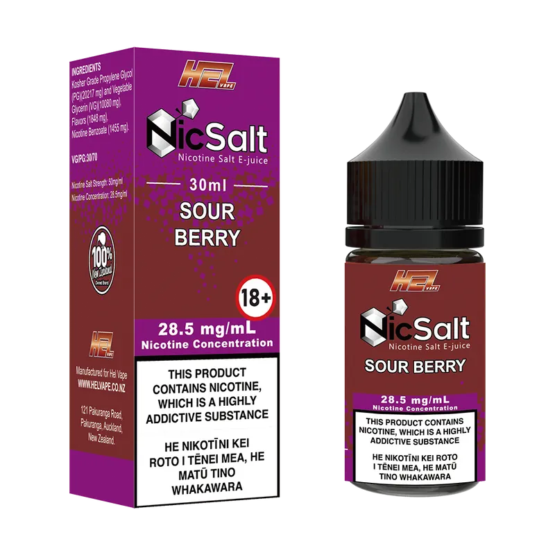 Sour Berry Nicotine Salt E-liquid