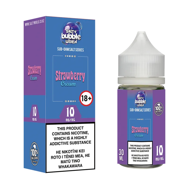 Strawberry Cream Sub-Ohm Nicotine Salt E-liquid
