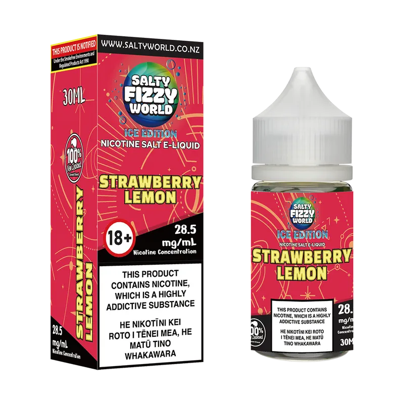 [Ice Edition] Strawberry Lemon Nicotine Salt E-liquid