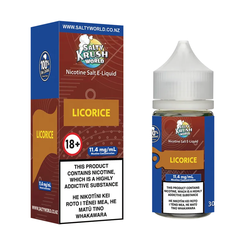 Licorice Nicotine Salt E-liquid