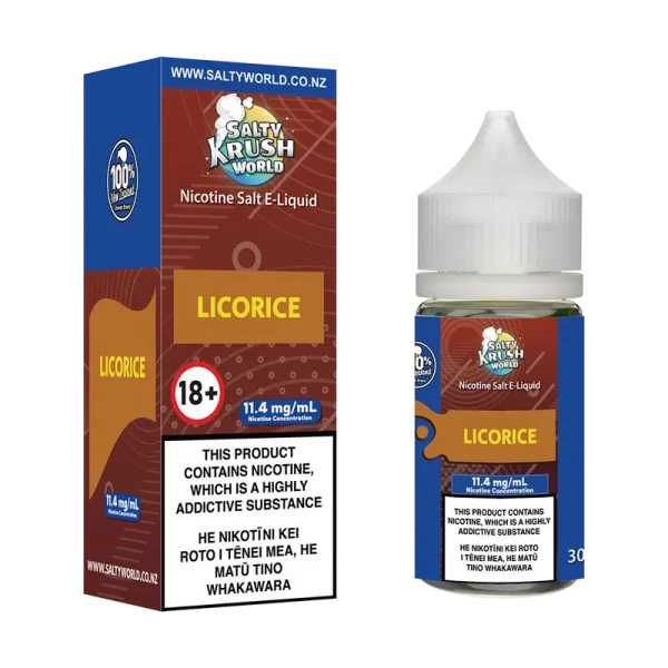 Licorice Nicotine Salt E-liquid