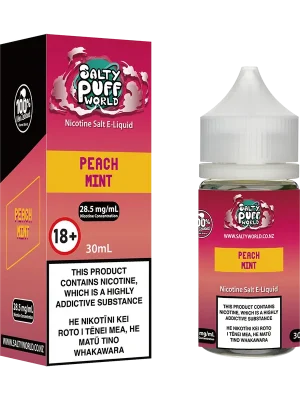 Peach Mint Nicotine Salt E-Liquid