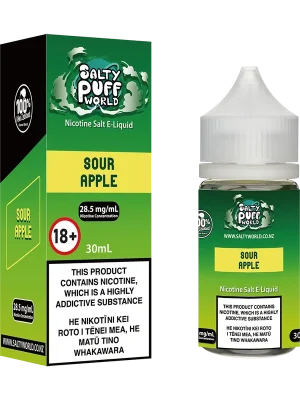 Sour Apple Nicotine Salt E-Liquid