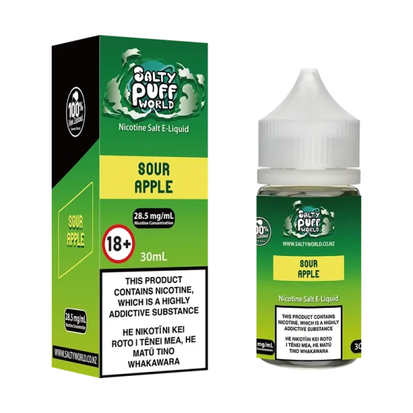 Sour Apple Nicotine Salt E-Liquid