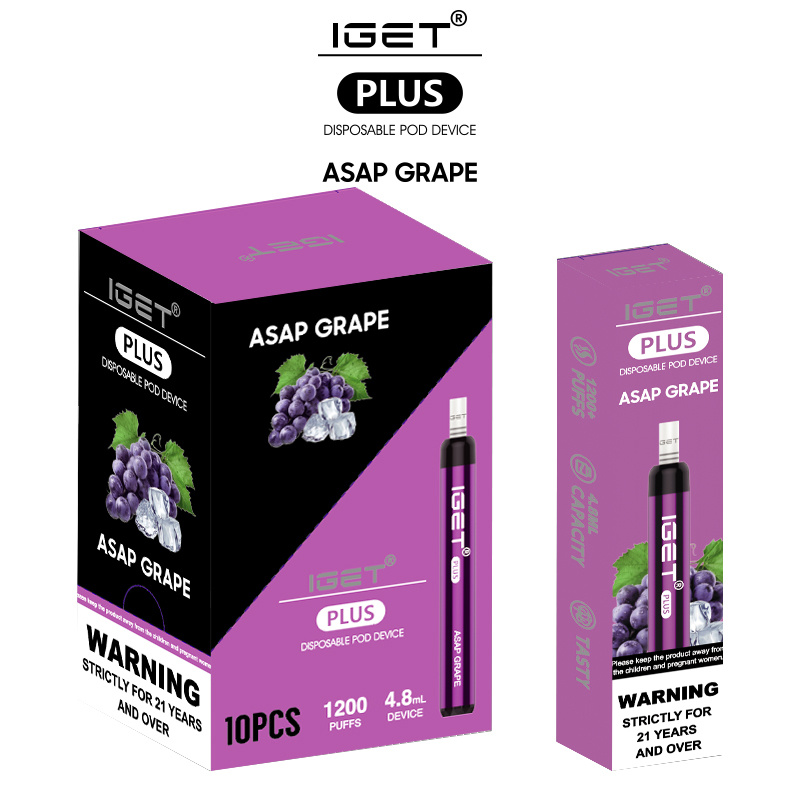 IGET Plus 1200 Puffs Disposable 10 x IGET Plus