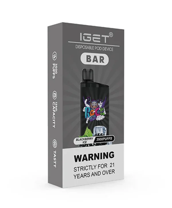 Blackberry Ice 3500 Puffs Disposable Vape IGET Bar