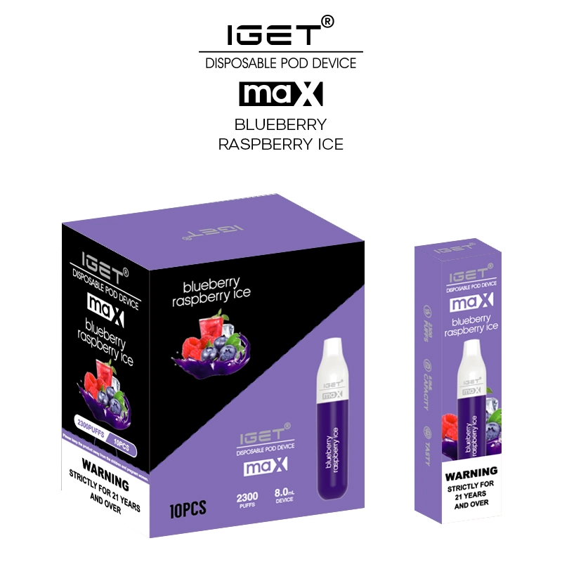 IGET Max 2200 Puffs Disposable 10 x IGET Max