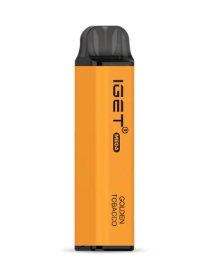Golden Tobacco 3500 Puffs Disposable Vape IGET Mega