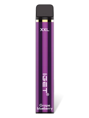 Grape Blueberry 1800 Puffs Disposable IGET XXL