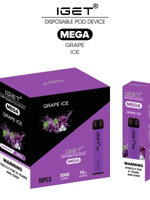 IGET Mega 3500 Puffs Disposable 10 x IGET Mega