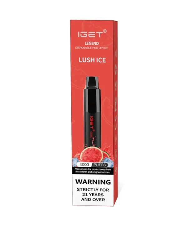 Lush Ice 4000 Puffs Disposable Vape IGET Legend