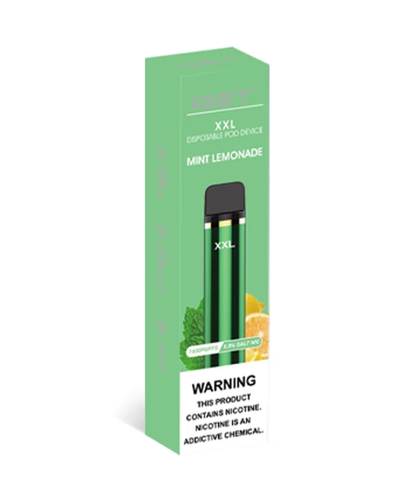Mint Lemonade 1800 Puffs Disposable IGET XXL