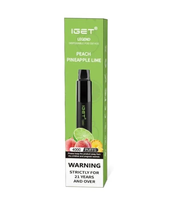 Peach Pineapple Lime 4000 Puffs Disposable Vape