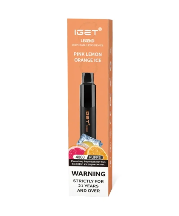 Pink Lemon Orange Ice 4000 Puffs Disposable Vape