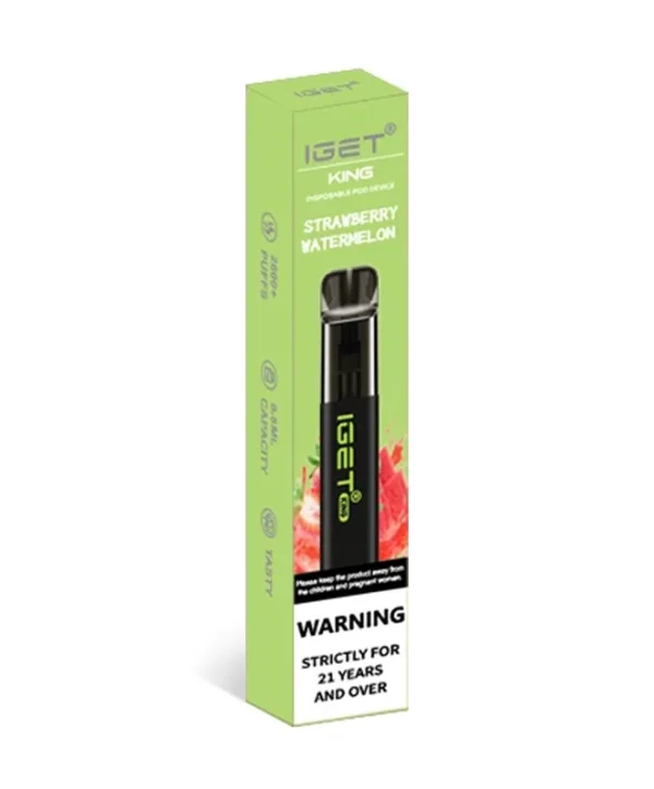 Strawberry Watermelon 2600 Puffs Disposable Vape IGET King