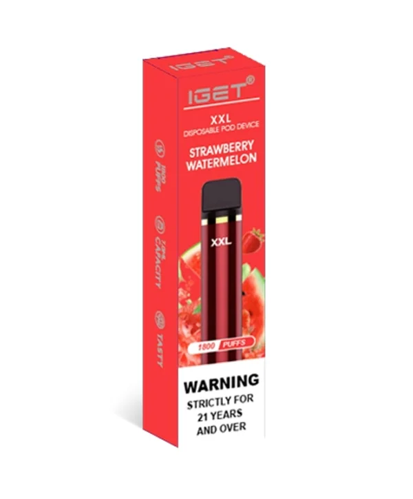 Strawberry Watermelon 1800 Puffs Disposable IGET XXL