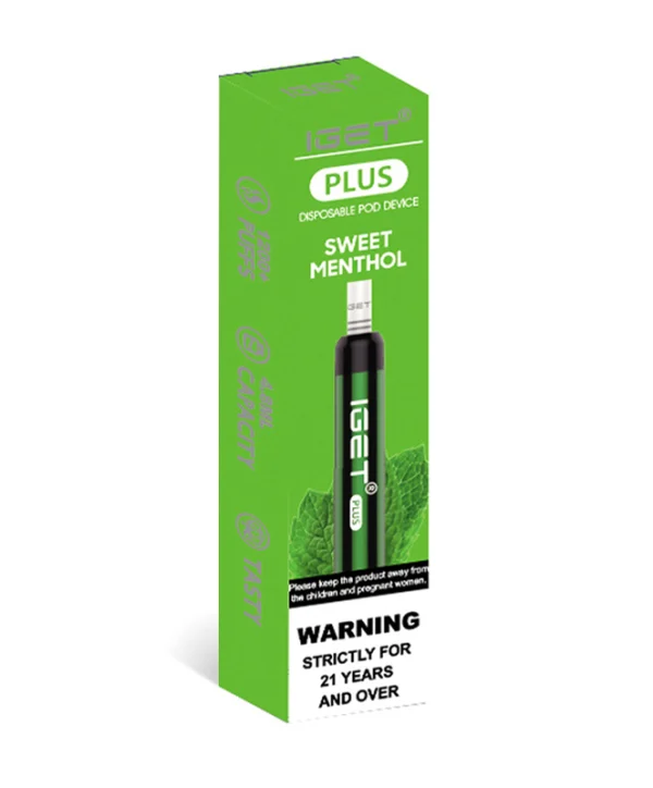 Sweet Menthol 1200 Puffs Disposable Vape IGET Plus
